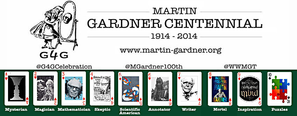 Banner for Martin Gardner Organization 